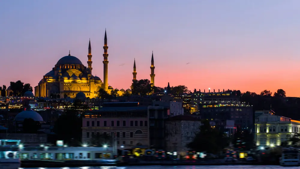 Istanbul at sunset