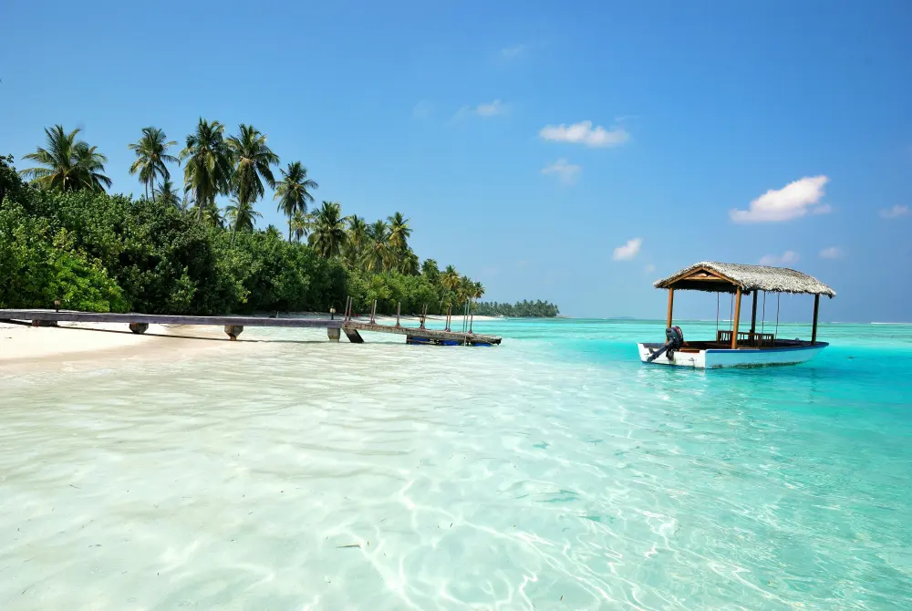 Maldives pier